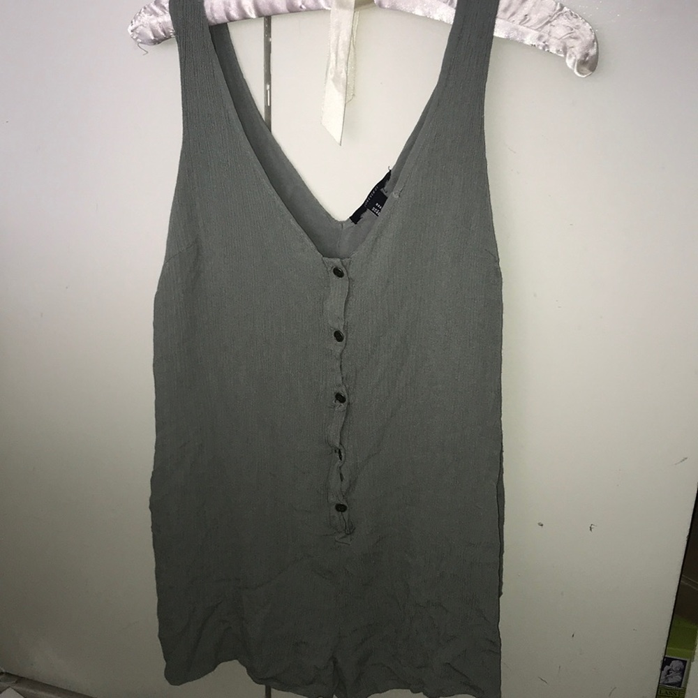 Forever 21 green romper